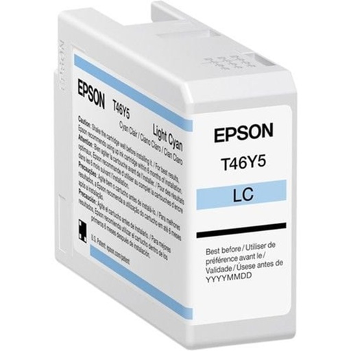 [PRI5609] Cartucho De Tinta Epson UltraChrome Pro10 T46Y Cian Claro 50ml 