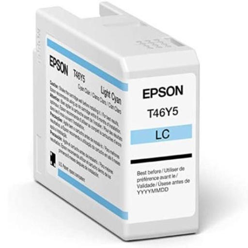 [PRI5609] Cartucho epson modelo t46y cyan light, para p900 (50 ml)