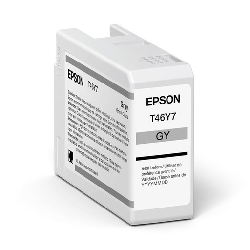 [PRI5611] Cartucho epson modelo t46y gris, para p900 (50 ml)