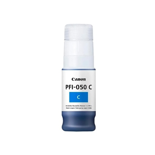 [PRI5617] Tanque De Tinta Canon PFI-050 Cian 70ml Para imagePROGRAF TC-20