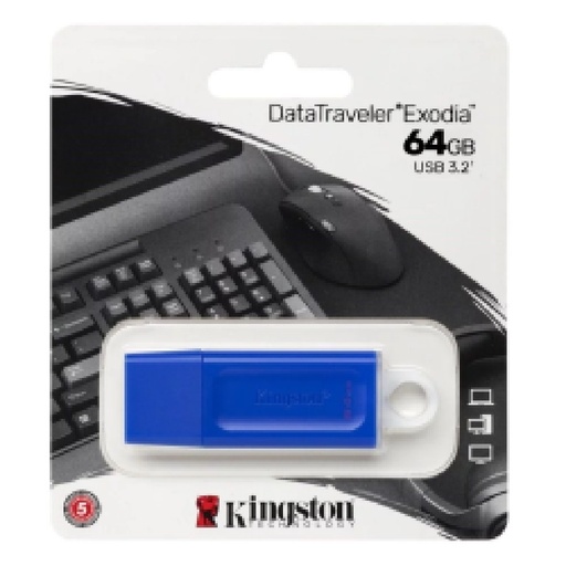 [SNR86877] Memoria USB Kingston DataTraveler Exodia 64GB USB 3.2