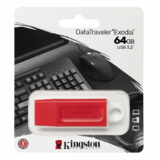 [SNR86878] Memoria USB Kingston DataTraveler Exodia 64GB USB 3.2