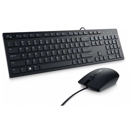 [KNM181707] Kit teclado y mouse dell km300c | alambrico de 105 teclas en español color negro