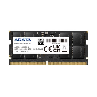 [SNR86921] Memoria adata - ddr5 32gb sodimm 4800mhz. np. ad5s480032g-s