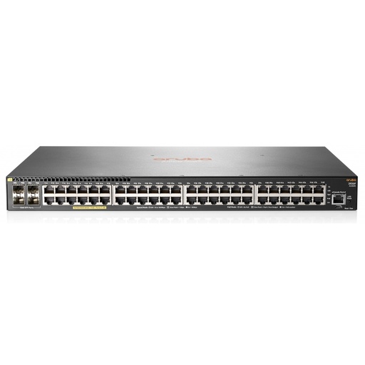 [NET6594] Switch hp aruba 2930f 48g poe 4sfp, 48 puertos rj45 10 100 1000 poe 370w y 4 sfp 1g administrable capa 3 rip, ospf, acls, qos