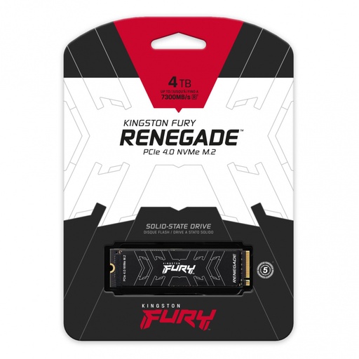 [SNR86945] Unidad SSD Kingston FURY Renegade NVMe 4TB PCI Express 4.0 M.2