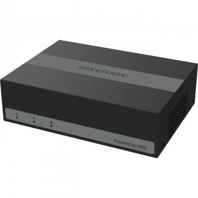 [SEC96089] Edvr hikvision 2 megapixel (1080p) lite, 4x canales turbohd + 1 canal ip, hdd essd incluido 300gb, compacto, silencioso, (ds-e04