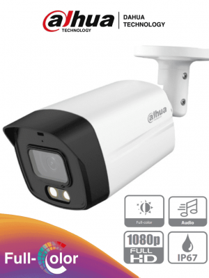 [SEC96115] Cámara bala dahua hdcvi 2mp dh-hac-hfw1209tlmn-a-led -