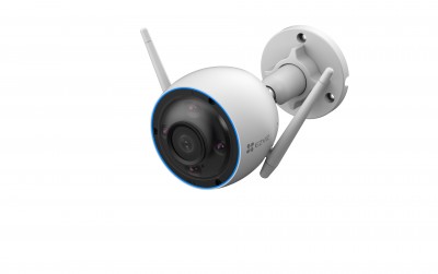 [SEC96128] Cámara bala ip 3 mp ezviz h3 2k / wi-fi / audio de dos vías / ip67 / visión a color 24/7 / microsd hasta 512 gbgb -