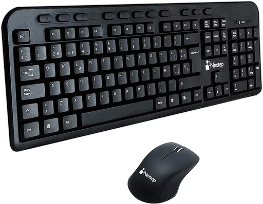 [ACC702406] Kit De Teclado Y Mouse Nextep NE-415 Inalámbrico USB Español