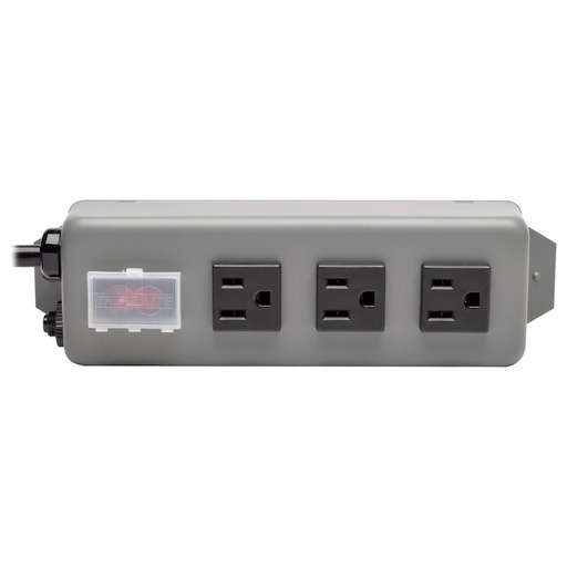 [ACC702415] Barra De Contactos Tripp Lite Waber Industrial 3 Tomacorrientes 2.74m Clavija NEMA 5-15P Protector De Switch