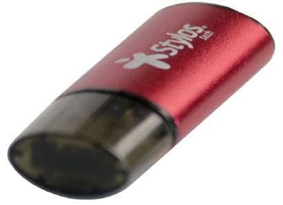 [SNR87015] Memoria usb rojo c/tapa 16gb stylos. stmus72w -