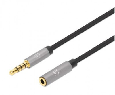 [ACC702437] Extensión de cable auxiliar de audio estéreo manhattan 356022 - 3.5 mm