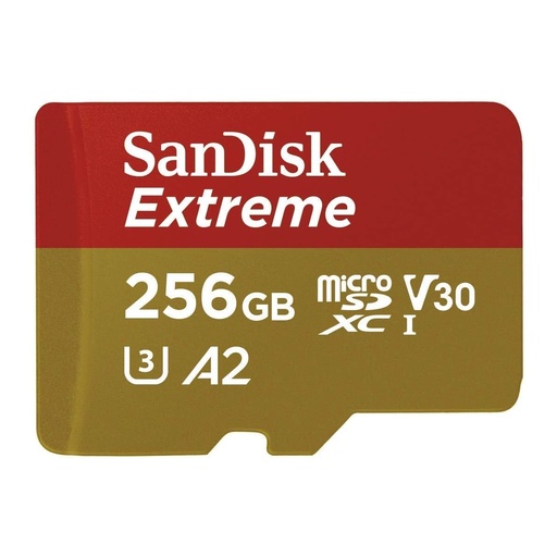 [SNR87038] Memoria Flash SanDisk Extreme 256GB microSDXC UHS-I Clase 3
