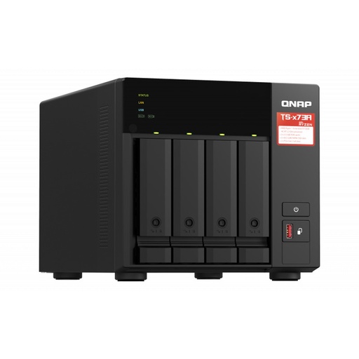 [SNR87058] NAS Qnap TS-473A-8G-US 4 Bahias Nucleo Cuadruple Hasta 2.7 GHz AMD Ryzen 8 GB DDR4 SO-DIM