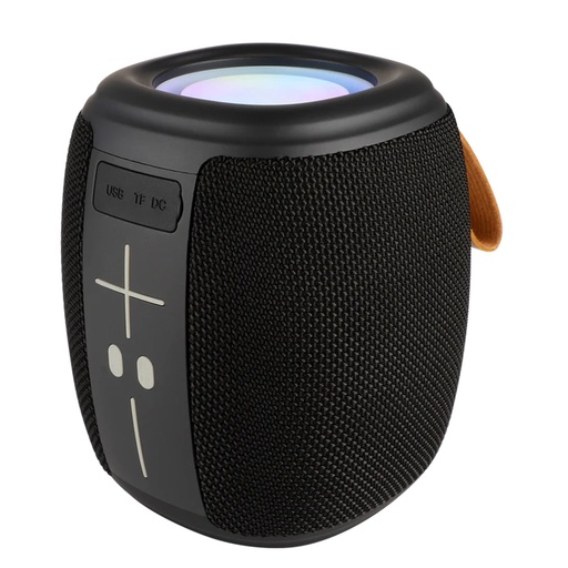 [AUD71940] Bocina Novel Drum Perfect Choice Bluetooth Inalámbrico 100W PMPO Negro Resistente al agua