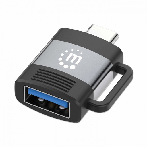 [SEC96193] Manhattan Adaptador USB-A Hembra - USB-C Macho