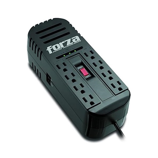 [ACC702543] Regulador Automático de Voltaje Forza FVR-2201M 2200VA/1100W 8 slds RJ11-120V