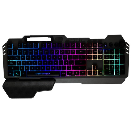 [ACC702546] Teclado Gamer Perfect Choice V-930617 Holder RGB Alámbrico Español