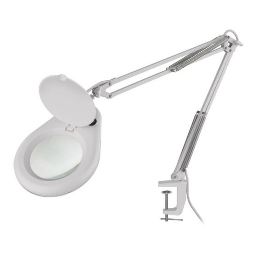 [ELE34755] Lámpara LED con Lupa y Brazo Articulado Steren HER-740BL