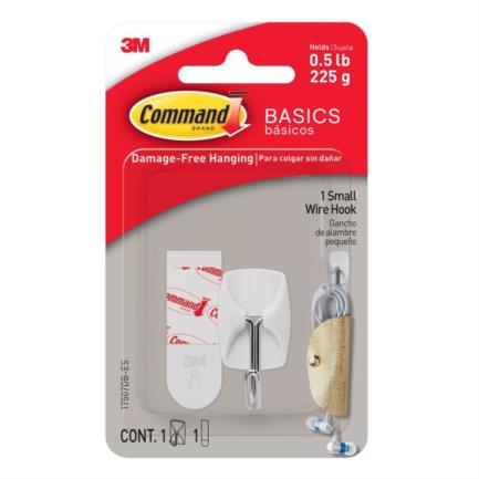 [ELE34756] Gancho 3M Básico Command 1 Wire Pequeño