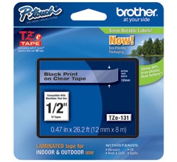 [PRI5963] Cinta brother tz-131 negro 12mm pt300/310b/330/530