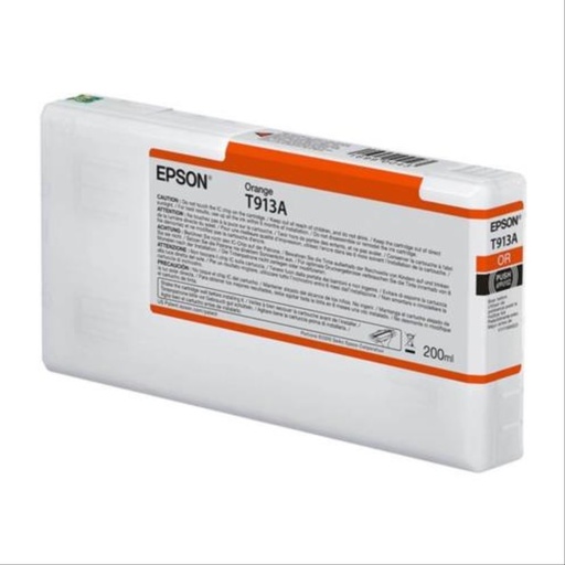 [PRI5967] Cartucho De Tinta Epson UltraChrome HD T913 Naranja 200ml Rinde 1500 Páginas