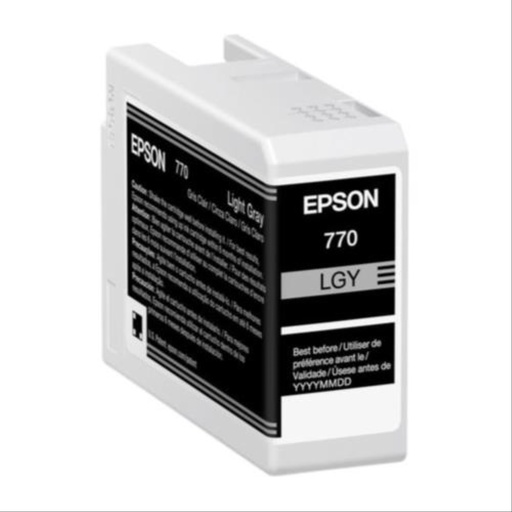 [PRI5978] Cartucho De Tinta Epson UltraChrome PRO10 T770 Gris Claro 25m