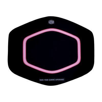 [ACC702587] Alfombra gamer cooler master cmi-fm510h - base color negro con halo color rosa