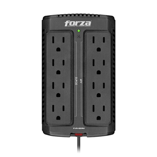 [ACC702605] Regulador Automático de Voltaje Forza FVR-901M 900VA/450W 8 slds Montaje Pared 120V