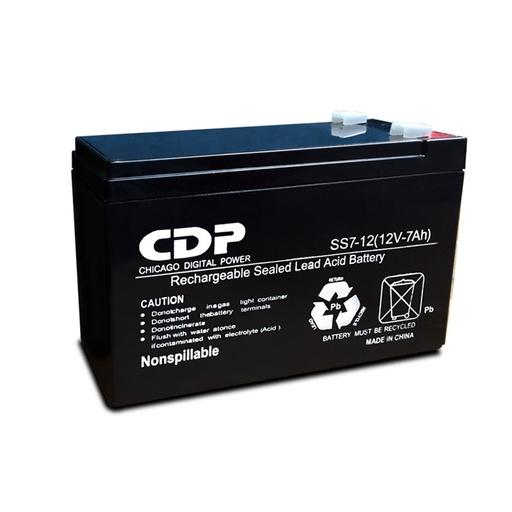 [ACC702626] Batería de Reemplazo para No Break CDP SLB 12-7.0 12V 7Ah