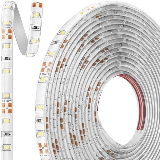 [ELE34775] Luces LED Blanco Para Exteriores Steren MODLED-125/BCO 5 Metros