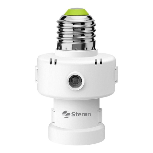 [ELE34779] Socket Steren LAM-056 con Fotocelda Programable Para Focos LED Carga De 60W