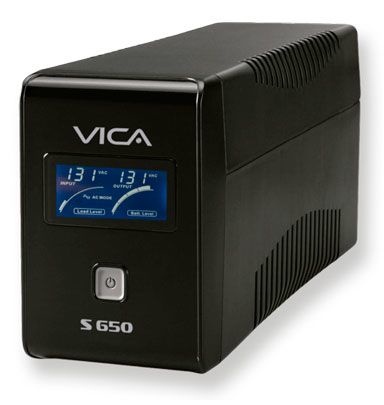 [ACC702632] Ups vica s650 regulador integrado 650va/360w 6 contactos pantalla lcd