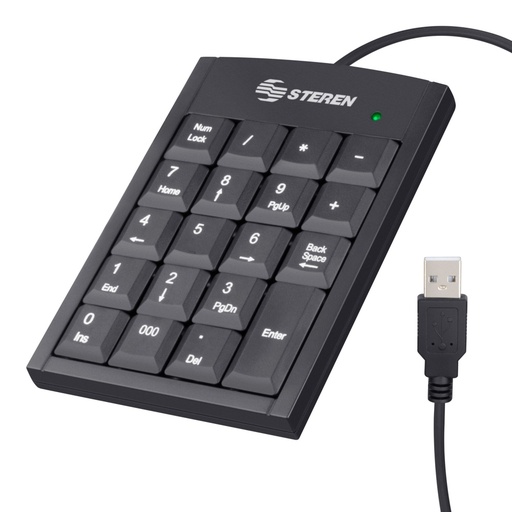[ACC702703] Teclado Numérico Steren COM-625 Alámbrico USB