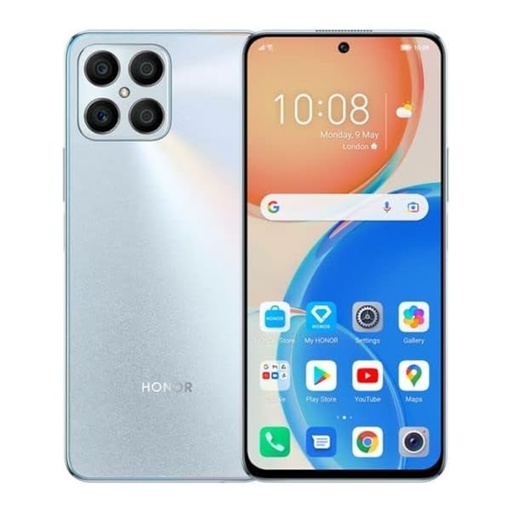 [TEL104019] Smartphone Honor X8 6.7" 128GB/6GB Cámara 64MP+5MP+2MP+2MP/16MP Snapdragon Android 11