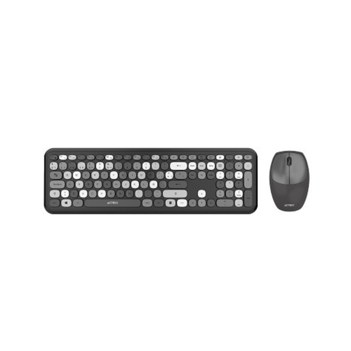 [KNM181792] Kit De Teclado Y Mouse Acteck Creator Chic Colors MK475 Inalámbrico USB Español