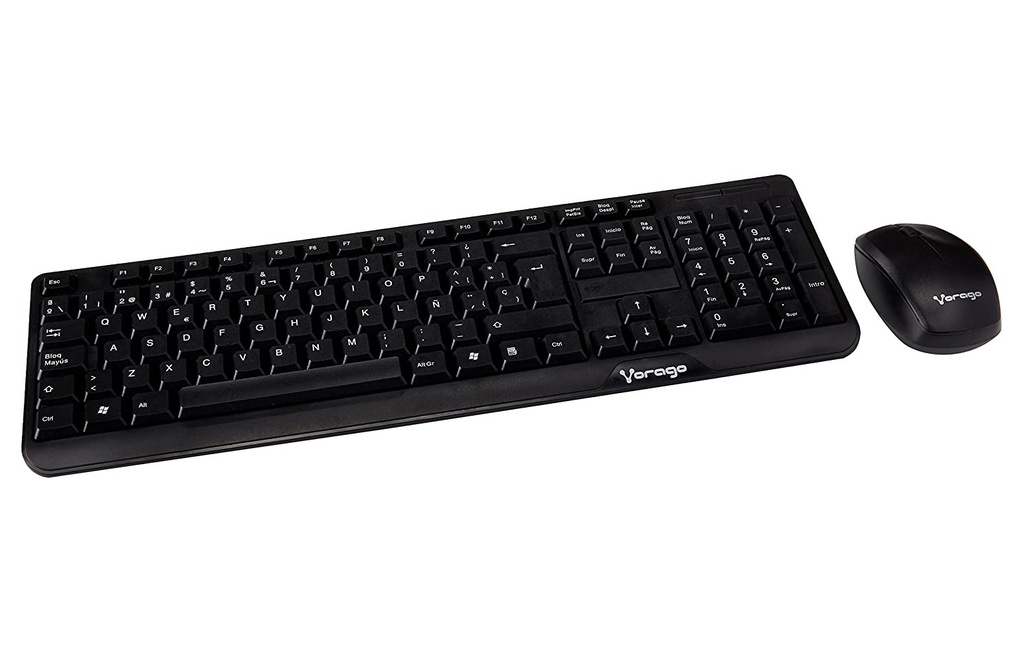 Kit de Teclado y Mouse Vorago KM-302 Inalámbrico USB Español