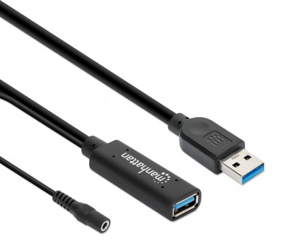 [WIR4767] 153768 cable usb v3.0 ext. activa 15.0m negro -