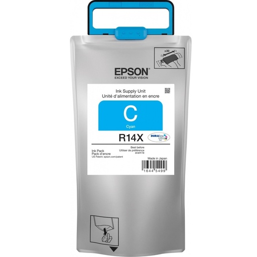 [PRI6419] Bolsa De Tinta Epson R14X Cian Para WorkForce Pro WF-R5190\nWorkForce Pro WF-R5690
