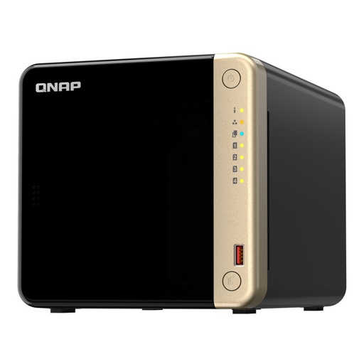 [CAB27956] NAS de 4 Bahías QNAP TS-464 Intel Celeron N5095 2GHz M.2 SATA II 2x USB 2.0