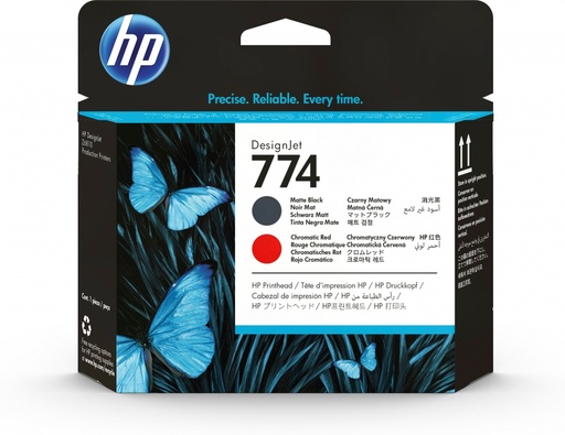 [PRI6440] Cabezal hp lf 774 negro mate-rojo cromático