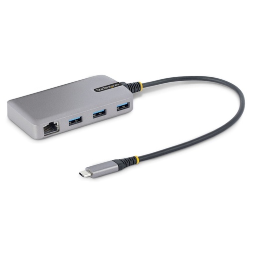 [ACC702863] Hub USB StarTech 5G3AGBB-USB-C-HUB USB C - 3x USB 3.0 1x RJ-45 5000 Mbit/s