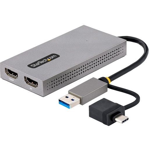 [ACC702864] Adaptador USB StarTech 107B-USB-HDMI USB A/C Macho - 2x HDMI Hembra