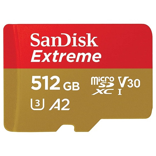 [SNR87194] Memoria Flash Sandisk Extreme 512GB MicroSDXC UHS-I Clase 10