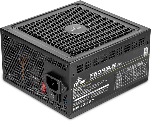 [POW53456] Fuente De Poder Yeyian Pegasus 80 PLUS Platinum Modular 20+4 pin ATX 140mm 1000W