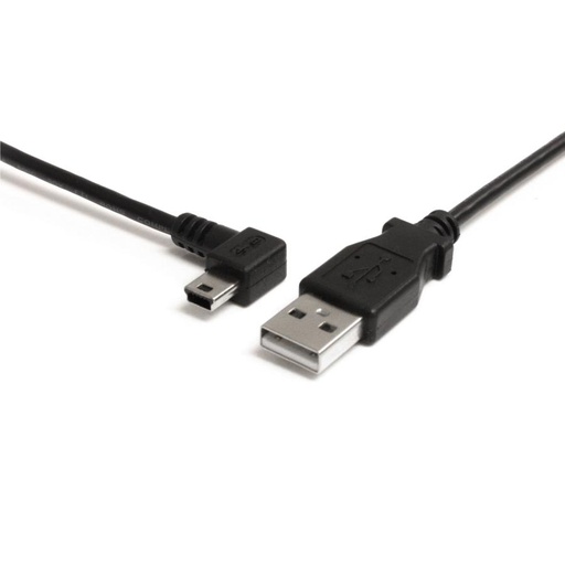 [ACC702883] Cable de 91cm usb 2.0 acodado a la izquierda mini b - cable adaptador usb a a mini b - cable convertidor usb-a a mini usb-b - st