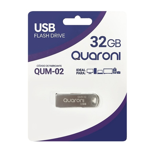 [SNR87201] Memoria USB Quaroni QUM-02 32GB USB 2.0