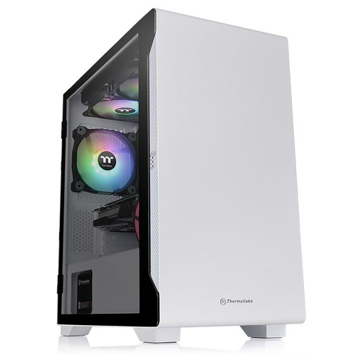 [CAB27964] Gabinete thermaltake s100 tempered glass snow edition, blanco,micro tower,micro atx, mini-itx, 4 ranuras de expansion, ventana l