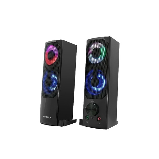 [AUD72066] Bocinas Alambricas 3.5mm Elant Brick AS450 USB 3W RMS Color Negro